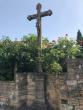 Kreuz in den Rosen