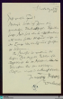 Brief von Alfred Mombert an Unbekannt vom 07.11.1928 - K 3285, 1