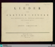 XII Lieder beym Clavier zu singen / in Musik gesetzt von Ernst Haeusler