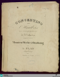 Concertino pour l'hautbois avec accompagnement de l'orchestre / par A. Flad