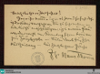 Briefe von Hans Thoma an Philpp Wolfrum, Felix Mottl, Henry Thode und an einen unbekannten Empfänger - K 3433