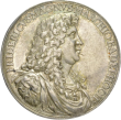 Medaille Regierungsantritt Markgraf Friedrich Magnus 1677