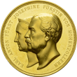 Medaille Goldene Hochzeit Karl Anton und Josephine von Hohenzollern