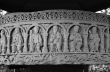 Auschnitt aus dem Relief des romanischen Taufbeckens im Klosterhof von St. Ulrich, Bild 1