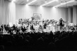 Donaueschingen: Donaueschinger Musiktage; Gastkonzert des WDR Köln, Totale; Uraufführung Karlheinz Stockhausen, "Momente 1965", Bild 1