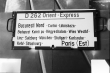 Rust: Waggonschild: Orient Express; Bucuresti Nord - Karlsruhe - Paris Est, Bild 1