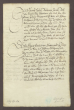 Revers des Hans Fickler nebst inseriertem Ernennungsdekret des Markgrafen Georg Friedrich von Baden-Durlach zum Forstknecht in Moosbrunn oder Völkersbach