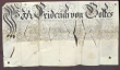 Markgraf Friedrich V. von Baden-Durlach bekennt, an Johann Stähelin den Älteren von Basel 2.114 fl. zu schulden und verpfändet ihm dafür die Einkünfte der Bergwerke zu Badenweiler und Kandern