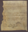Fragment des Lehenbriefes von Markgraf Christoph I. von Baden für Graf Bernhard von Eberstein gemäß des Eberstein'schen Einwurfsvertrags von 1505