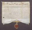 Erblehenbrief des Markgrafen Wilhelm von Baden-Baden an Hans Rottner über die obere Stadtmühle auf weitere zehn Jahre
