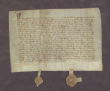Verkaufsbrief der Agnes, Gräfin von Eberstein, Klosterfrau zu Beuren [Lichtenthal], an Markgraf Rudolf VII. von Baden über einen Hof zu Oberweier um 25 lb. d. straßb.
