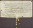Erblehenbrief des Markgrafen Philipp I. von Baden für den Schwanenwirt Hans Frid zu Graben über ein Feld daselbst hinter der Badstube