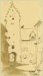 Markdorf Untertorturm mit Häuser am alten Stadtgraben, Bild 1