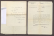 Schreiben von Julius Curtius an Elisabeth Rosset, Kondolenzbrief zum Tod von Constantin Fehrenbach