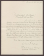 Schreiben von Ernst Fischer an die Großherzogin Luise; 100. Jahrestag der Einweihung der Stadtkirche und Abhalten eines Festgottesdienstes