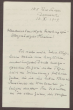 Schreiben von Auguste Trecker an die Großherzogin Luise; Erinnerungen an die schönen Jahre im Pensionat