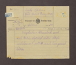 Telegramm aus Durlach an Prinz Max von Baden; Abreise von Constantin Fehrenbach nach Berlin, Bild 1