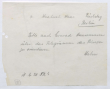 Nachricht von Kurt Hahn an Ludwig Haas; Benachrichtigung Conrad Haußmanns über ein Telegramm des Prinzen Max, Bild 1