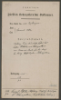 Stiftung des Fürsten Wilhelm von Hohenzollern von 2000000 Mark für die durch den Krieg Geschädigten in Hohenzollern