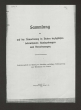 Sammlung der auf die Neuordnung in Baden bezüglichen bedeutsamen Kundgebungen und Verordnungen, Kopie, Karlsruhe, 1919, 20 S.