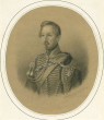 Karl von Hamel, Generalmajor und württ. Stallmeister in Uniform mit Orden, Brustbild in Halbprofil