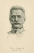 Freiherr Conrad Franz von Hoetzendorf, General der Infanterie, späterer österr.-ungarischer Feldmarschall in Uniform mit Orden, Brustbild
