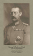 Herzog Wilhelm von Urach, Graf von Württemberg, General der Kavallerie, Kommandeur des Gen. Kdo. zur bes. Verwendung 64 von 1917-1918 in Uniform mit Orden, Brustbild in Halbprofil