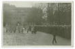 Veteranenappell am 04.12.1910, Kriegsteilnehmer 1870/71 an König Wilhelm II. von Württemberg auf dem Schlossplatz, Stuttgart, vorbeimarschierend