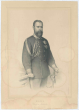 König Karl von Württemberg in Uniform mit Orden, stehend, Brustbild in Halbprofil, Bild 1