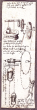 Schöpfbrunnen auf der Wilzburg, Ansichtsskizze, Schöpfbrunnen in Nürnberg, mit Zeichnung eines Mannes, der den Brunnen bedient, und Darstellung der Eimerkette, jeweils mit Erläuterungen und Maßangaben (30 x 9 cm), Bild 1