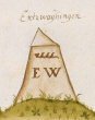 Enzweihingen, Vaihingen an der Enz, LB (Leonberger Forst, Marksteinzeichen III), Bild 1