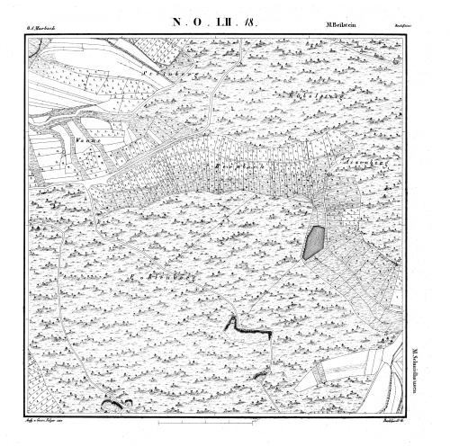Kartenblatt NO LII 18 Stand 1832, Bild 1