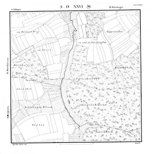 Kartenblatt SO XXVI 59 Stand 1826, Bild 1
