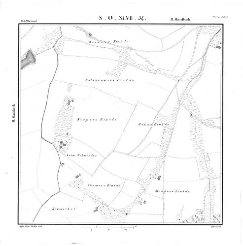 Kartenblatt SO XLVII 54 Stand 1824, Bild 1