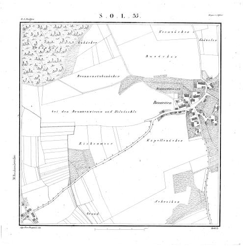 Kartenblatt SO L 35 Stand 1834, Bild 1