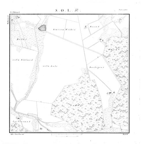 Kartenblatt SO L 57 Stand 1826, Bild 1