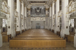 Innenraum mit Blick auf Empore und Orgel, 2004.