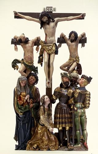 Passionsrelief mit der Kreuzigung Christi [Quelle: Landesmuseum Württemberg]
