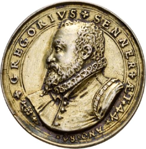 Medaille aus dem Jahr 1580 auf Georg Senner [Quelle: Landesmuseum Württemberg]