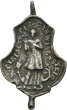 Wallfahrtsmedaille des Stifts St. Cyriakus in Wiesensteig mit Darstellung des heiligen Georgs [Quelle: Landesmuseum Württemberg]