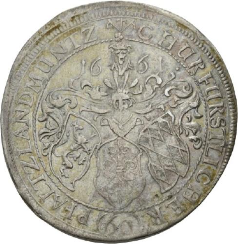 Gulden des Pfalzgrafen Karl I. Ludwig von der Pfalz, 1661 [Quelle: Landesmuseum Württemberg]