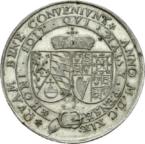 Medaille auf die Krönung des pfälzischen Kurfürsten Friedrich V. zum böhmischen König, 1619 [Quelle: Landesmuseum Württemberg]