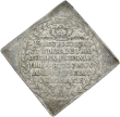 Medaille der drei Prager Städte für Friedrich von der Pfalz und Elisabeth Stuart aus Anlass der Krönung (Silberabschlag in Klippenform), 1619 [Quelle: Landesmuseum Württemberg]