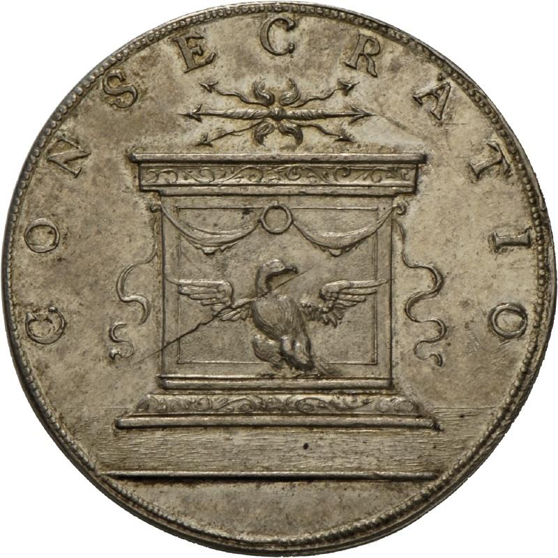 Medaille auf die Konkordienkirche in Mannheim, 1679 [Quelle: Landesmuseum Württemberg]