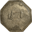 Achteckige Medaille auf das Große Heidelberger Fass, 1667 [Quelle: Landesmuseum Württemberg]