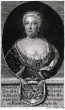 Herzogin Johanna Elisabetha von Württemberg um 1710 - Kupferstich
