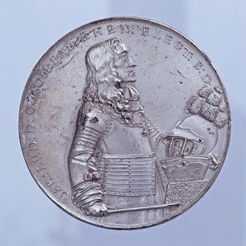 Medaille mit Bildnis von Kurfürst Karl Ludwig von der Pfalz, 1661