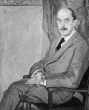 Max von Schillings, Ölgemälde von Bernhard Pankok 1916