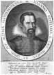 Johannes Kepler : Kupferstich um 1620