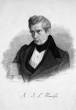 David Friedrich Strauß: Stahlstich um 1850